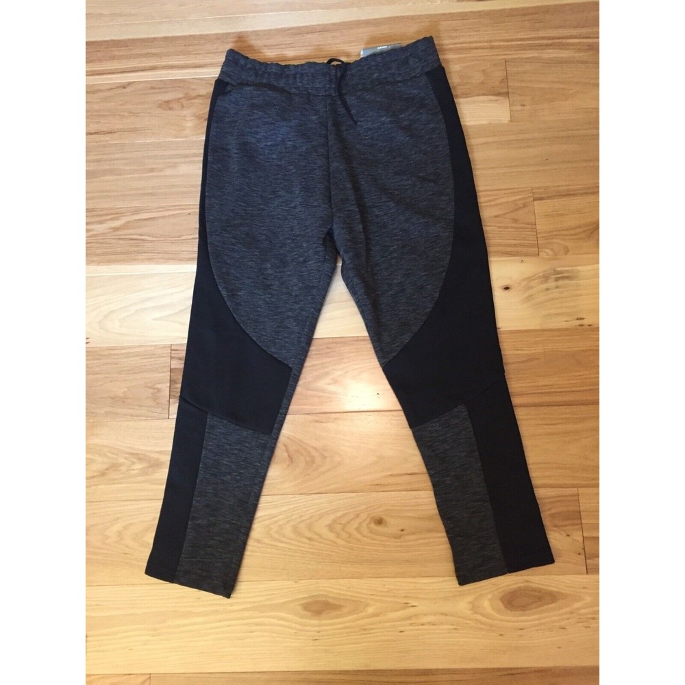 Women’s Puma Ecostripe Cotton Pants Color Black And Heather Size Medium